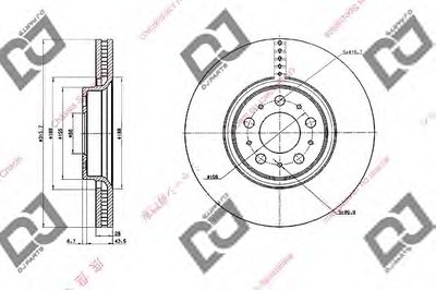 Тормозной диск DJ PARTS купить