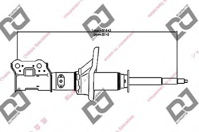 Амортизатор DJ PARTS купить