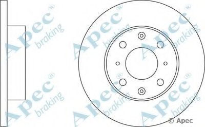 Тормозной диск APEC braking купить