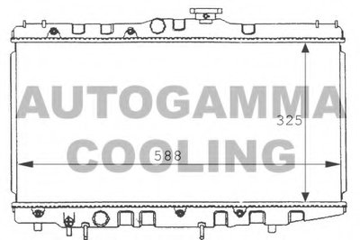 Радиатор, охлаждение двигателя AUTOGAMMA купить