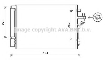 Конденсатор, кондиционер AVA QUALITY COOLING
