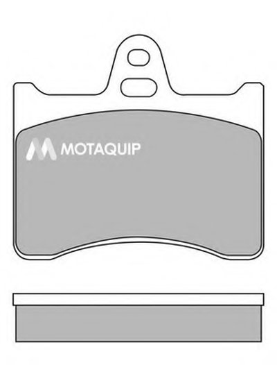 Комплект тормозных колодок, дисковый тормоз MOTAQUIP