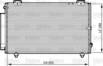 Конденсатор, кондиционер VALEO купить