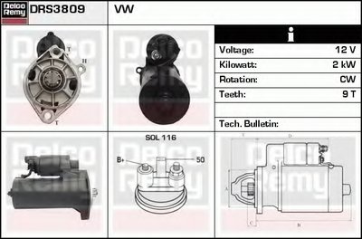 Стартер Remanufactured REMY (Light Duty) DELCO REMY купить