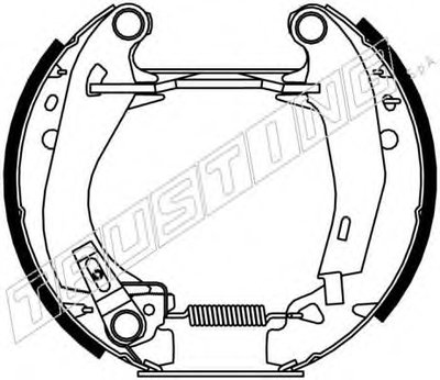 Комплект тормозных колодок FAST KIT TRUSTING купить