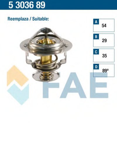 Термостат, охлаждающая жидкость FAE купить