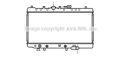 Радиатор, охлаждение двигателя AVA QUALITY COOLING купить