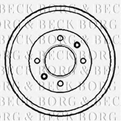 Тормозной барабан BORG & BECK