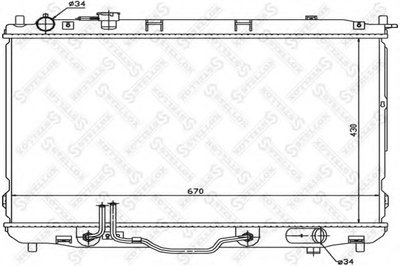 Радиатор, охлаждение двигателя STELLOX купить