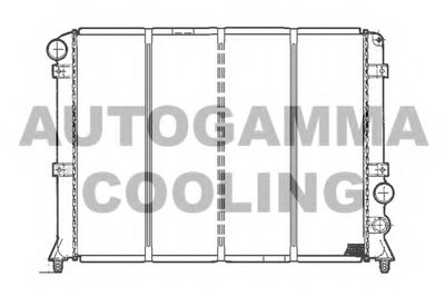 Радиатор, охлаждение двигателя AUTOGAMMA купить