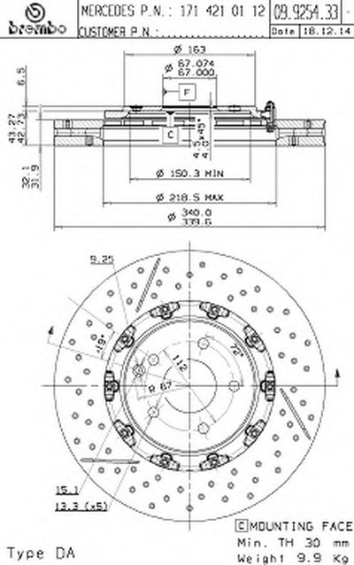 Тормозной диск TWO-PIECE FLOATING DISCS LINE BREMBO купить