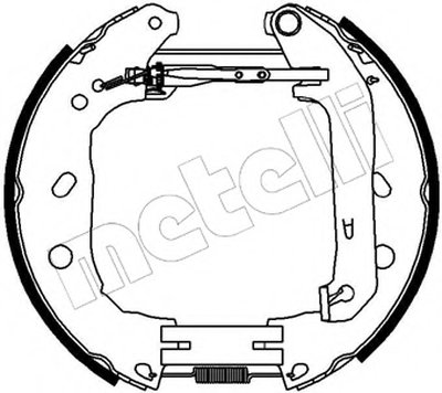 Комплект тормозных колодок Kit premounted METELLI купить