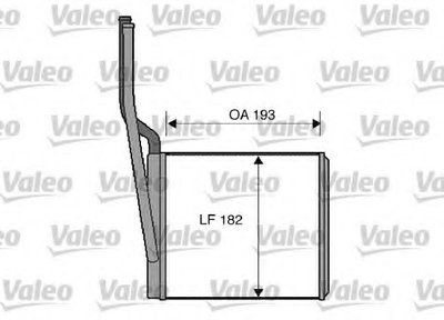 Теплообменник, отопление салона VALEO