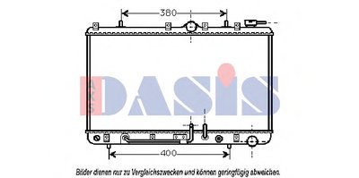 Радиатор, охлаждение двигателя AKS DASIS купить