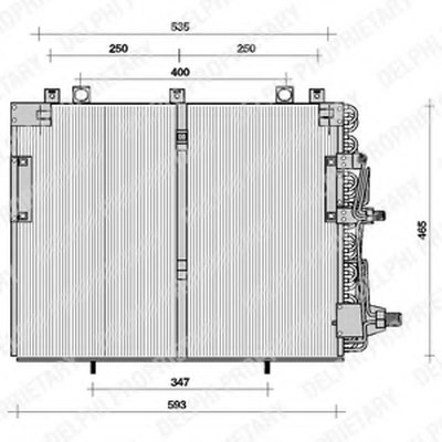 Конденсатор, кондиционер DELPHI купить