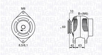 Генератор MAGNETI MARELLI купить