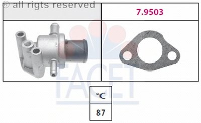 Термостат, охлаждающая жидкость FACET купить