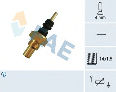 Датчик, температура охлаждающей жидкости FAE купить