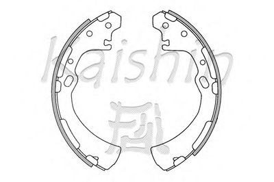 Комплект тормозных колодок KAISHIN купить