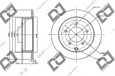 Тормозной диск DJ PARTS купить