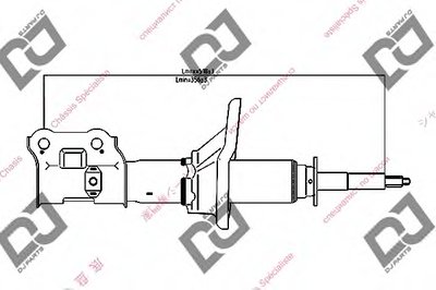 Амортизатор DJ PARTS купить