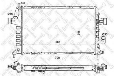 Радиатор, охлаждение двигателя STELLOX купить