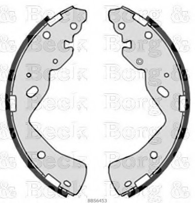 Комплект тормозных колодок BORG & BECK купить
