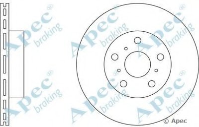 Тормозной диск APEC braking купить