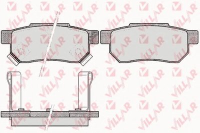Комплект тормозных колодок, дисковый тормоз VILLAR купить