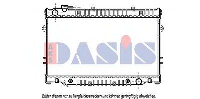 Радиатор, охлаждение двигателя AKS DASIS купить