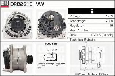 Генератор Remanufactured REMY (Light Duty) DELCO REMY купить