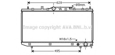 Радиатор, охлаждение двигателя AVA QUALITY COOLING купить