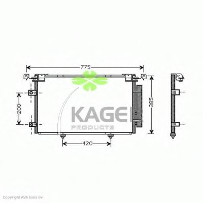 Конденсатор, кондиционер KAGER купить