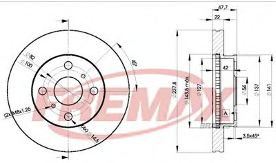 Тормозной диск Premium Carbon + FREMAX купить