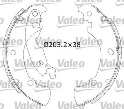 Комплект тормозных колодок VALEO купить