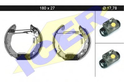 Комплект тормозных колодок ICER купить