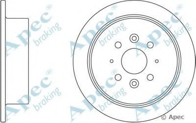 Тормозной диск APEC braking купить