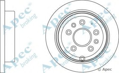 Тормозной диск APEC braking купить