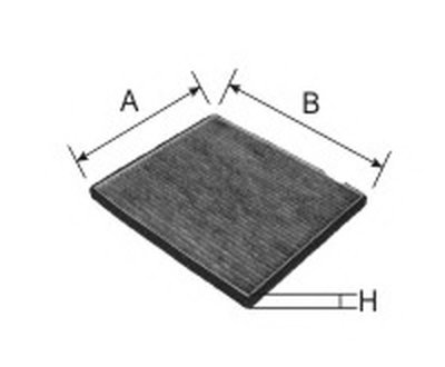 Фильтр, воздух во внутренном пространстве Cabin filter (Charcoal) for CHERY/DR GOODWILL купить