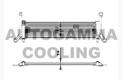 Радиатор, охлаждение двигателя AUTOGAMMA купить