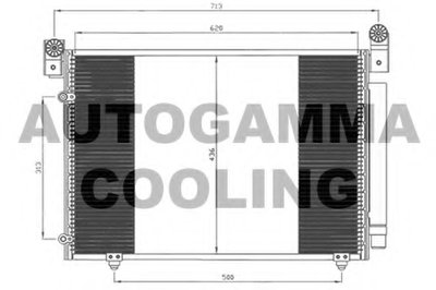Конденсатор, кондиционер AUTOGAMMA купить