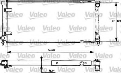 Радиатор, охлаждение двигателя VALEO купить