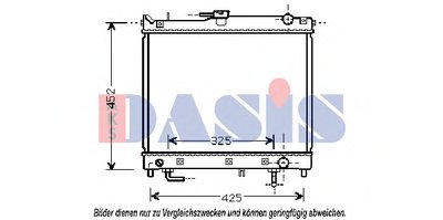 Радиатор, охлаждение двигателя AKS DASIS купить
