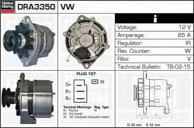 Генератор Remanufactured REMY (Light Duty) DELCO REMY купить