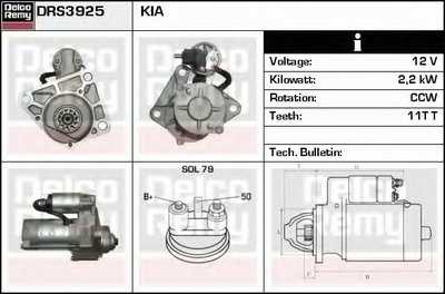 Стартер Remanufactured REMY (Light Duty) DELCO REMY купить