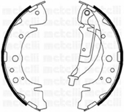 Комплект тормозных колодок METELLI купить