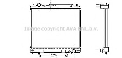 Радиатор, охлаждение двигателя AVA QUALITY COOLING купить
