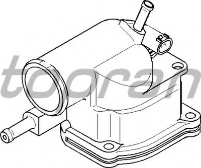 Термостат, охлаждающая жидкость TOPRAN купить