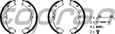 Комплект тормозных колодок, стояночная тормозная система TOPRAN
