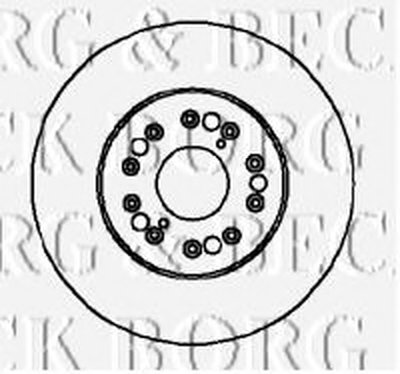 Тормозной диск BORG & BECK купить